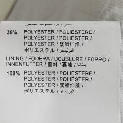 Pre Owned Off-White Black /White Prince Of Whales Wool Trousers S