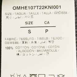 مملوكة مسبقًا سترة أوف وايت رمادي مضلع مرصعة مقاس صغير - سمول