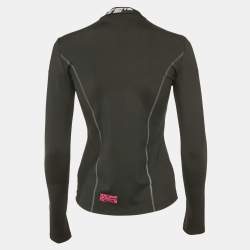 Pre Owned Off-White Black Technical Jersey Pullover M