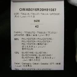 Pre Owned Off-White Black Technical Jersey Pullover M