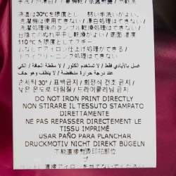 Pre Owned Off-White Pink/Black Tiger Dye Nylon Jacket and Pants Suit M/L