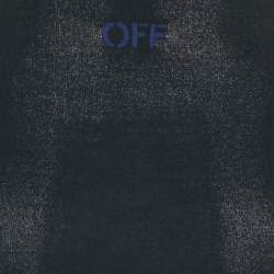 Pre Owned Off-White Blue Stretch Crepe Bodycon Dress M