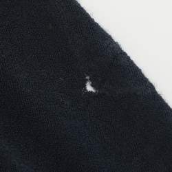 Pre Owned Off-White Blue Stretch Crepe Bodycon Dress M