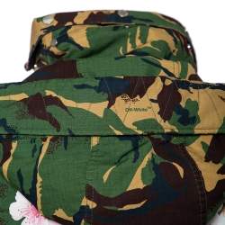 Pre Owned Off-White Camouflage Cotton All Over Mmrrone Diag Parka Jacket M