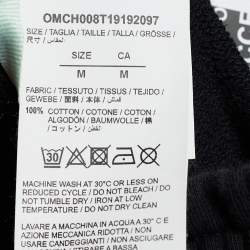 Off-White Black Cotton Knit Logo Track Pant M