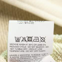 Pre Owned Off-White Cream Cotton Hooded Zip Front Jacket & Jogger Set XXS