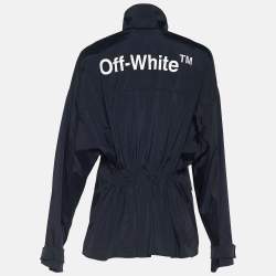 Pre Owned Off-White Black Technical Button front Oversized Track Jacket S