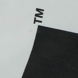 Pre Owned Off-White White Logo Print Cotton Button Front Cropped Full Sleeve Shirt S