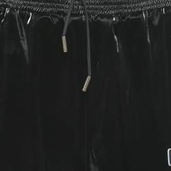 Off-White Black Coated Synthetic Jogger Pants XS