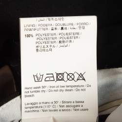 Pre Owned Off-White Black Printed Tapered Formal Trousers S