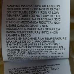 Pre Owned Off-White Cream Cotton Bead Arrow Detail Crop Top S