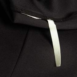 Off-White Black Jersey Active Wear T-shirt and Leggings Set S