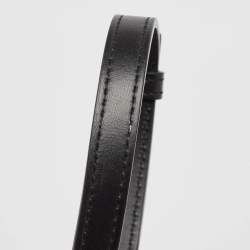 Off-White Black Leather 2.8 Jitney Top Handle Bag