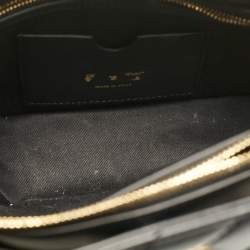 Pre Owned Off-White Black Quilted Leather Jackhammer 25 Tote