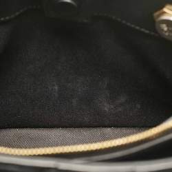 Pre Owned Off-White Black Quilted Leather Jackhammer 25 Tote