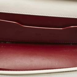 Off-White White Leather 2.8 Jitney Top Handle Bag