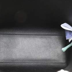 Off-White White Leather Binder Clip 'For Display Only' Tote