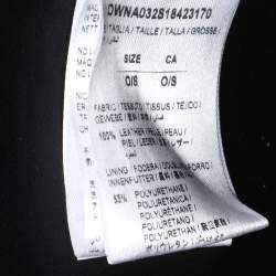 Off-White White Leather Binder Clip 'For Display Only' Tote