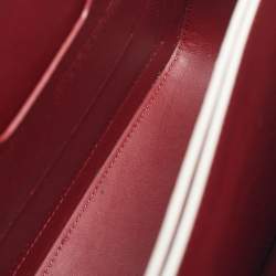 Pre Owned Off-White White Leather Graffiti 4.3 Jitney Top Handle Bag