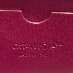 Pre Owned Off-White Lilac Leather 1.4 Jitney Top Handle Bag