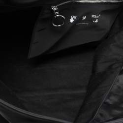 Pre Owned Off-White Black Nylon Commercial Weekender Tote
