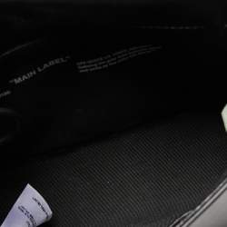 Pre Owned Off-White Black Leather Sculpture Binder Clip Crossbody Bag