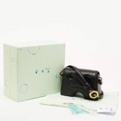 Pre Owned Off-White Black Leather Burrow 22 Shoulder Bag