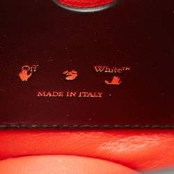 Pre Owned Off-White Black Leather Burrow 22 Shoulder Bag