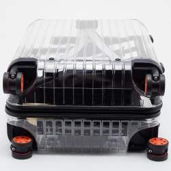 Off-White x Rimowa Transparent/Black PVC Virgil Abloh Suitcase 