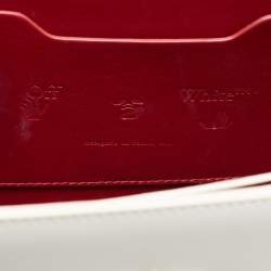 Pre Owned Off-White White Leather 1.4 Gummy Jitney Top Handle Bag