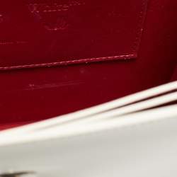 Pre Owned Off-White White Leather 1.4 Gummy Jitney Top Handle Bag