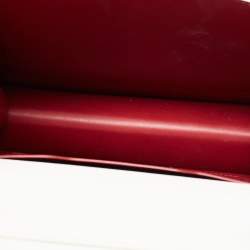 Pre Owned Off-White White Leather 1.4 Gummy Jitney Top Handle Bag