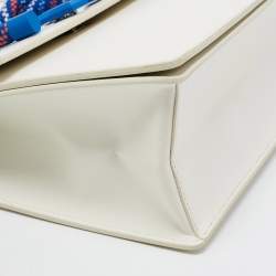 Pre Owned Off-White White Leather 1.4 Gummy Jitney Top Handle Bag