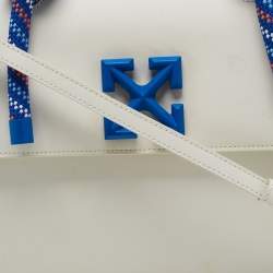 Pre Owned Off-White White Leather 1.4 Gummy Jitney Top Handle Bag