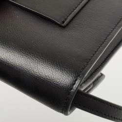 Off-White Black Leather 1.0 Jitney Crossbody Bag