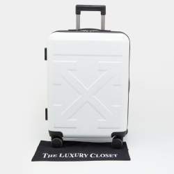 Pre Owned Off-White x Rimowa White PVC Virgil Abloh Suitcase