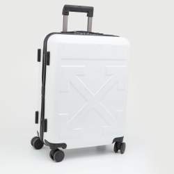 Pre Owned Off-White x Rimowa White PVC Virgil Abloh Suitcase
