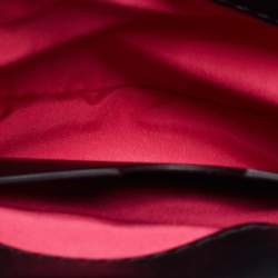 Pre Owned Off-White Blue Quilted Satin Jackhammer 17 Shoulder Bag