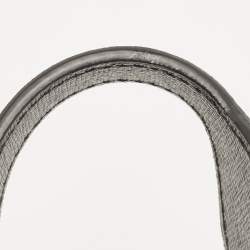 Pre Owned Off-White Black Leather Binder Clip Crossbody Bag