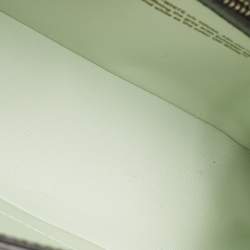 Pre Owned Off-White Black Leather Binder Clip Crossbody Bag