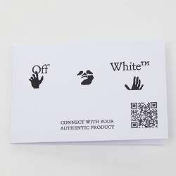 Pre Owned Off-White Black Leather Medium Screw Shoulder Bag