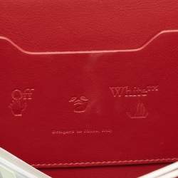 Pre Owned Off-White White Leather Puzzle 2.8 Jitney Top Handle Bag