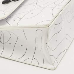 Pre Owned Off-White White Leather Puzzle 2.8 Jitney Top Handle Bag