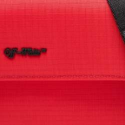 Off-White Red Nylon Camera Bag