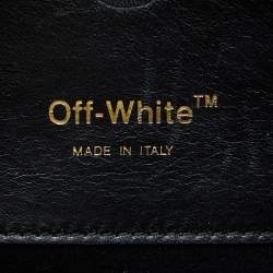 Off-White Black Leather Zip Crossbody bag