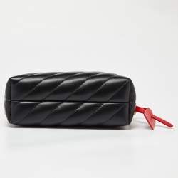 Off-White Black Leather Zip Crossbody bag
