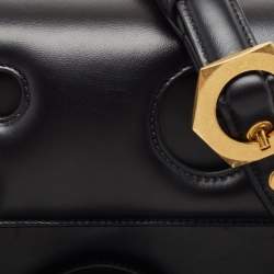 Off-White Black Leather Burrow 22 Crossbody Bag
