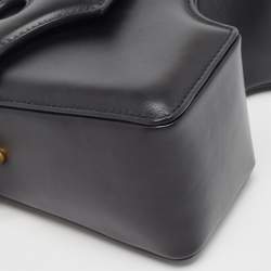Off-White Black Leather Burrow 22 Crossbody Bag