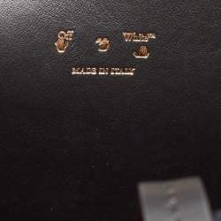 Pre Owned Off-White Black Leather Burrow 32 Tote