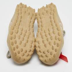 Off-White Beige Mesh and Leather Odsy-1000 Sneakers Size 37
